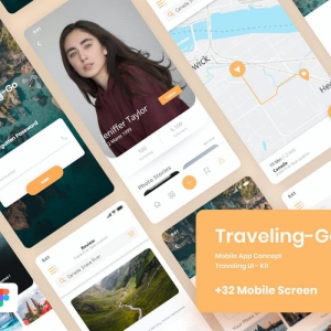 Traveling-Go 旅行 UI Kit